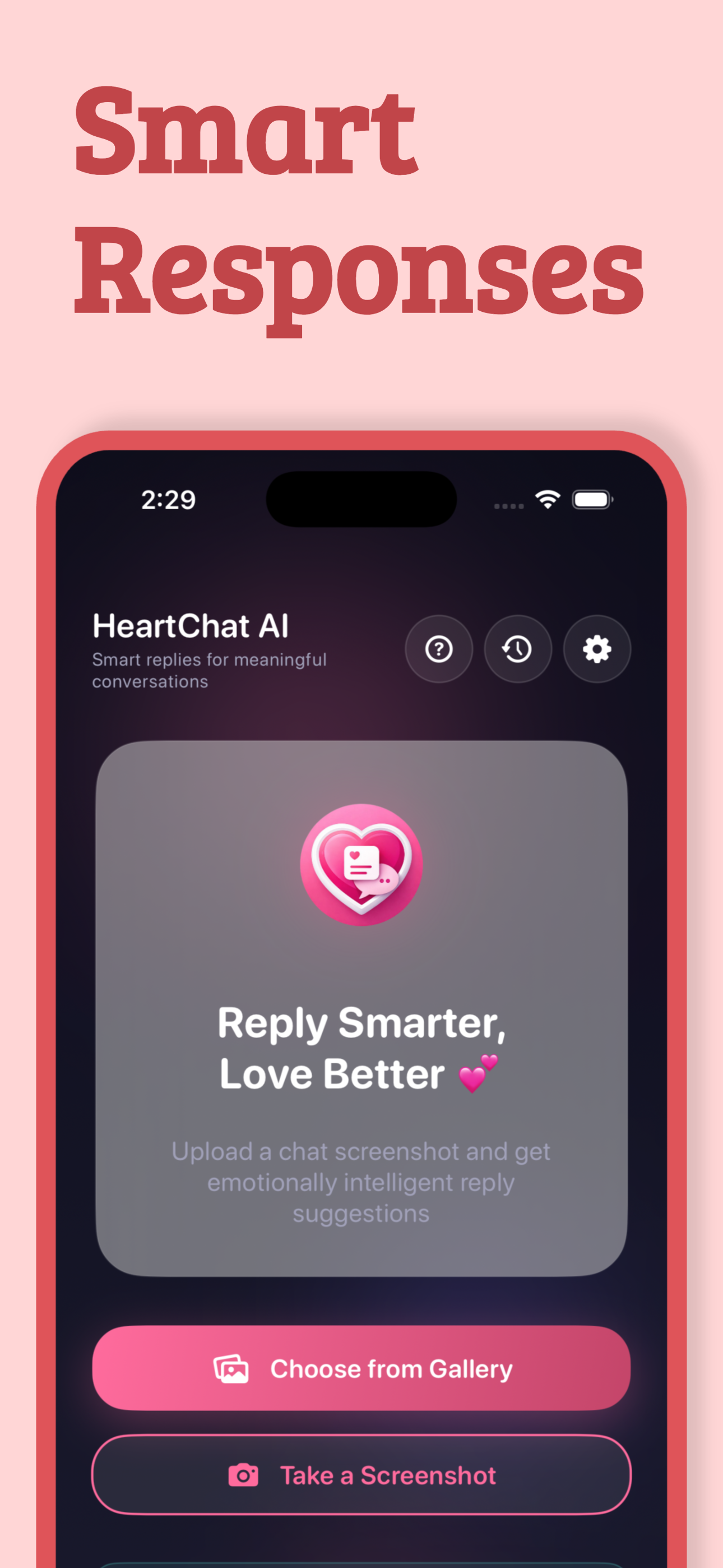 HeartChat AI screenshot 1