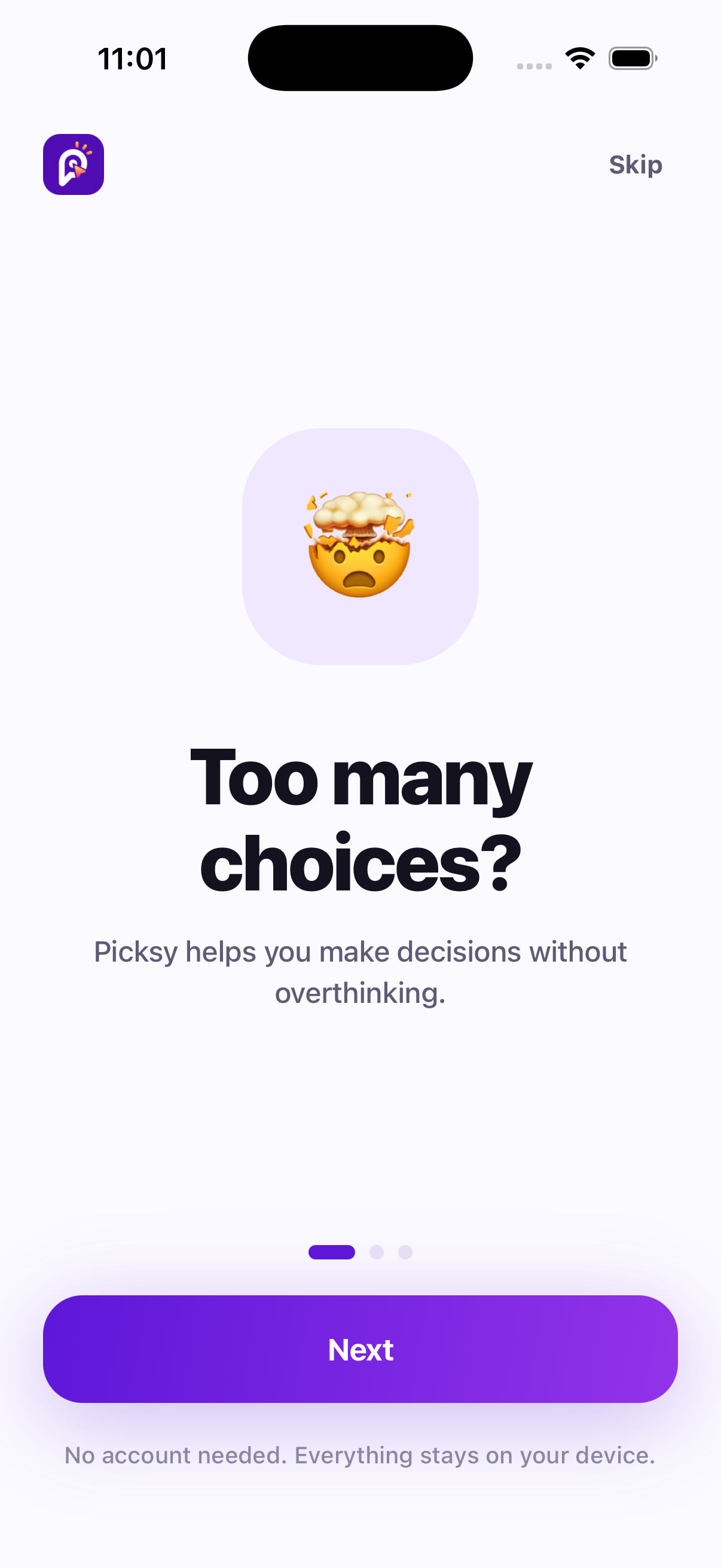 Picksy screenshot 1